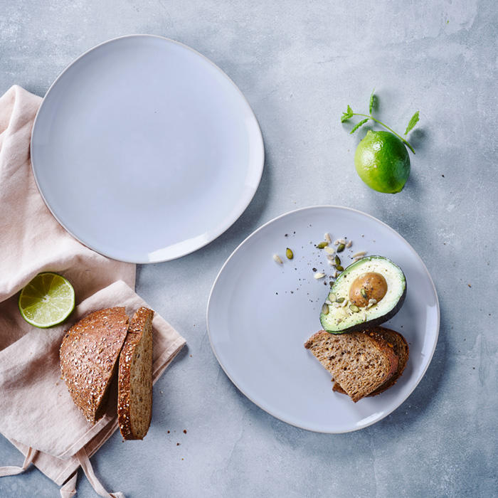 Dessert Plate Pearl grey