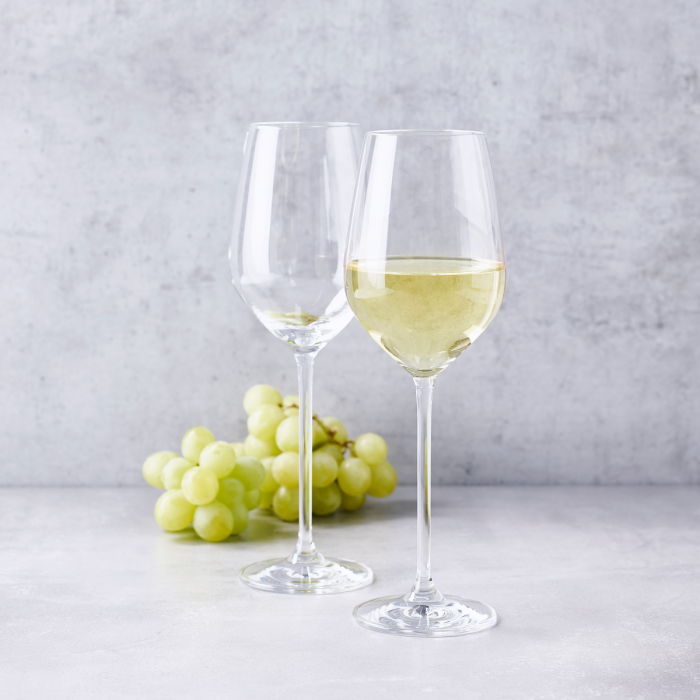 White wine glasses