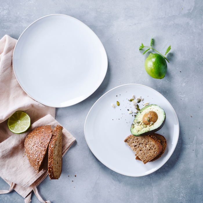 Dessert Plate cotton white