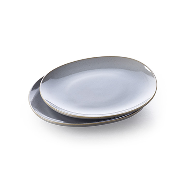 Dessertteller Pearl grey