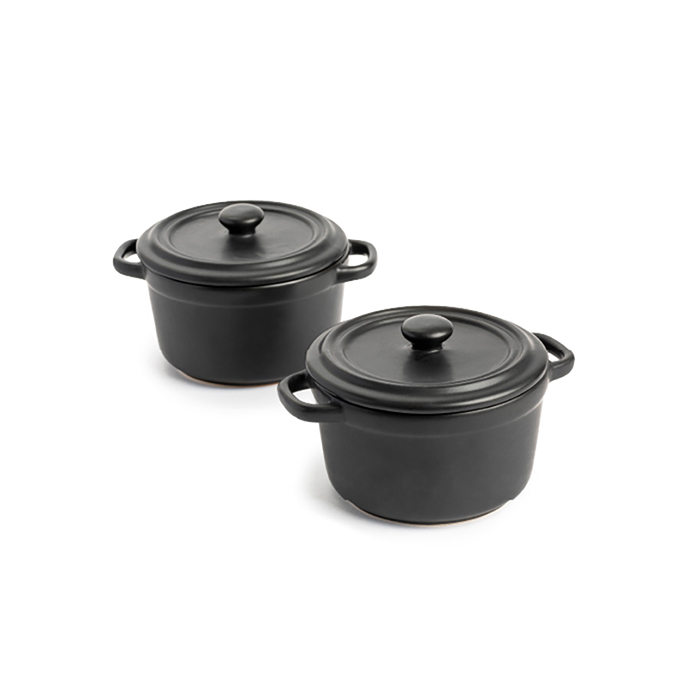 Mini cocottes Matt black